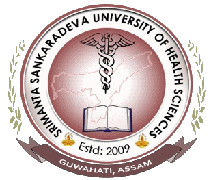 Srimanta Sankaradeva University of Health Sciences Logo