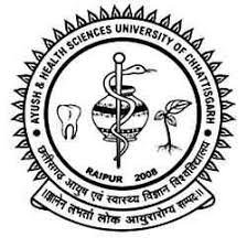 Ayush and Health Sciences University of Chhattisgarh Logo