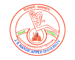 Jagadgura Rambhadracharya Handicapped University Logo