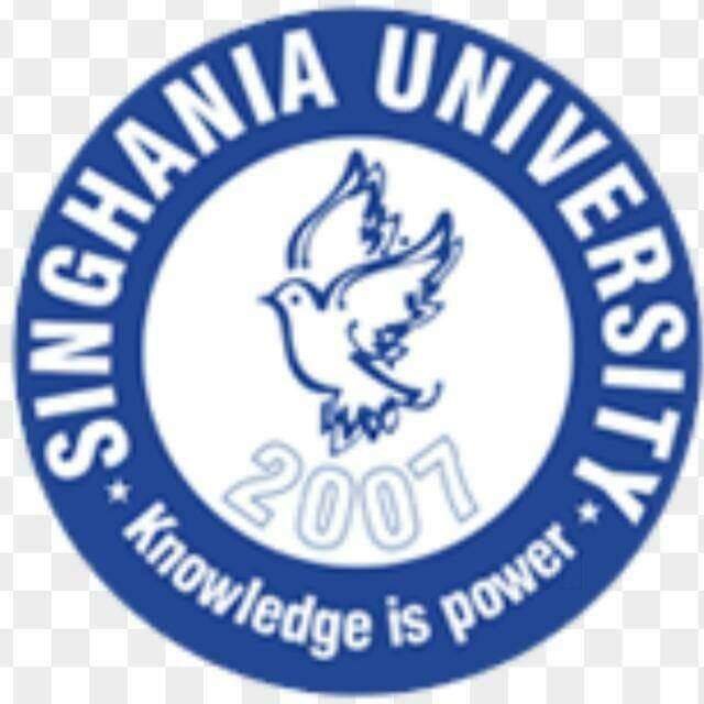 Singhania University, Jhunjhunu, Rajasthan. Logo