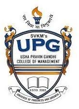 Usha Pravin Gandhi College of Management, Mumbai, Maharashtra. Logo